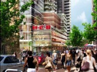 Stratus's rendering for HEB at Seaholm
