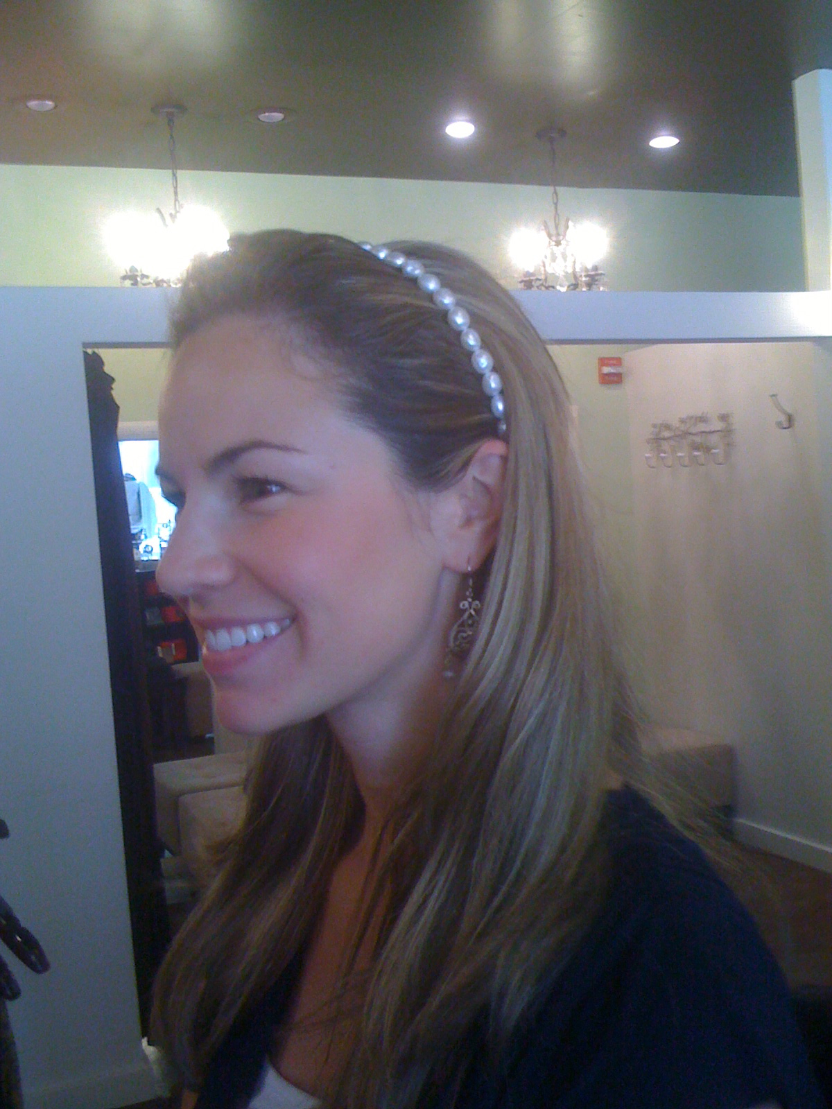 Valerie Allen's Jewelry Inspired Headbands (as modeled by Emily).  From $28 at Peyton's Place.