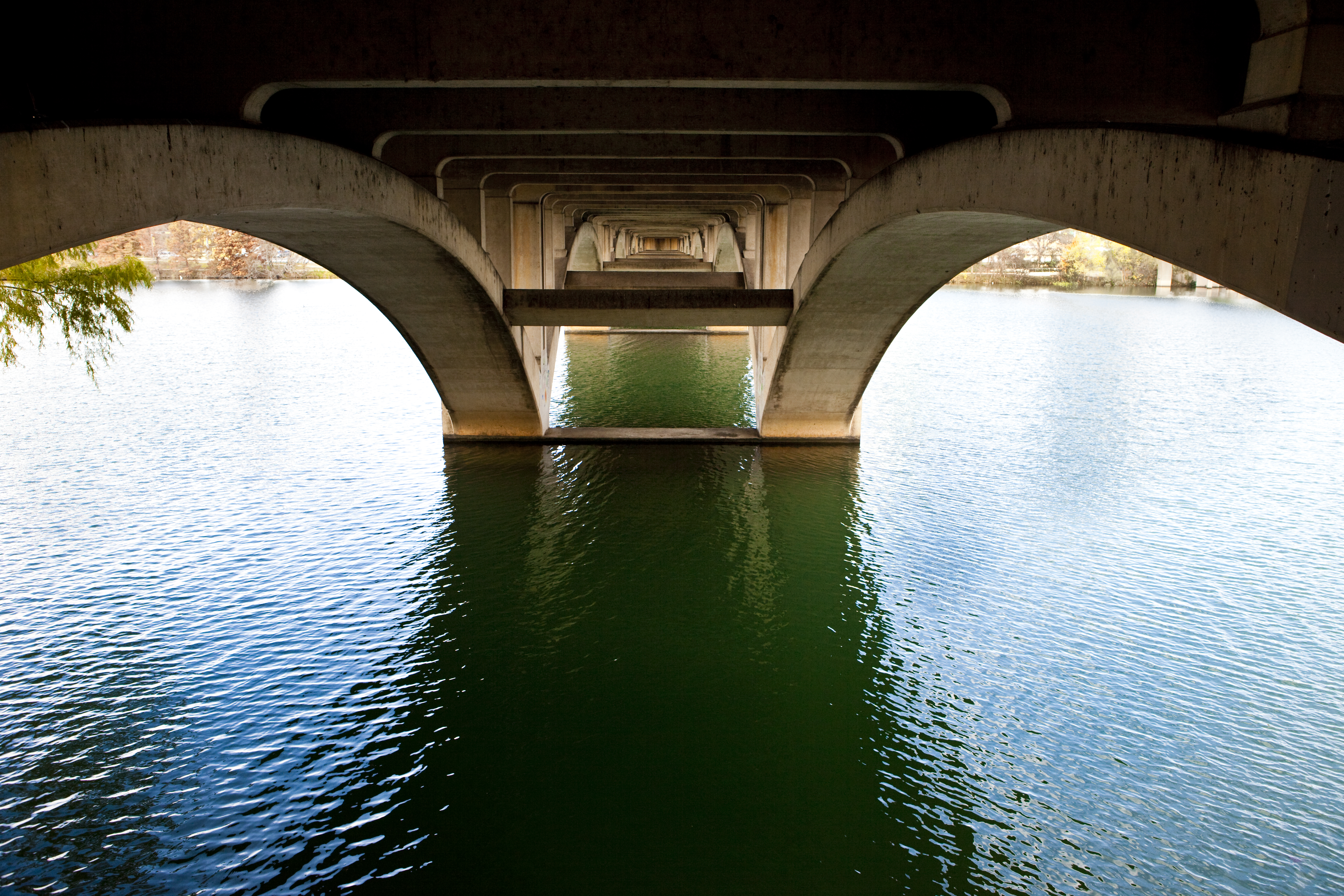 Below Lamar Bridge Below Lamar Bridge