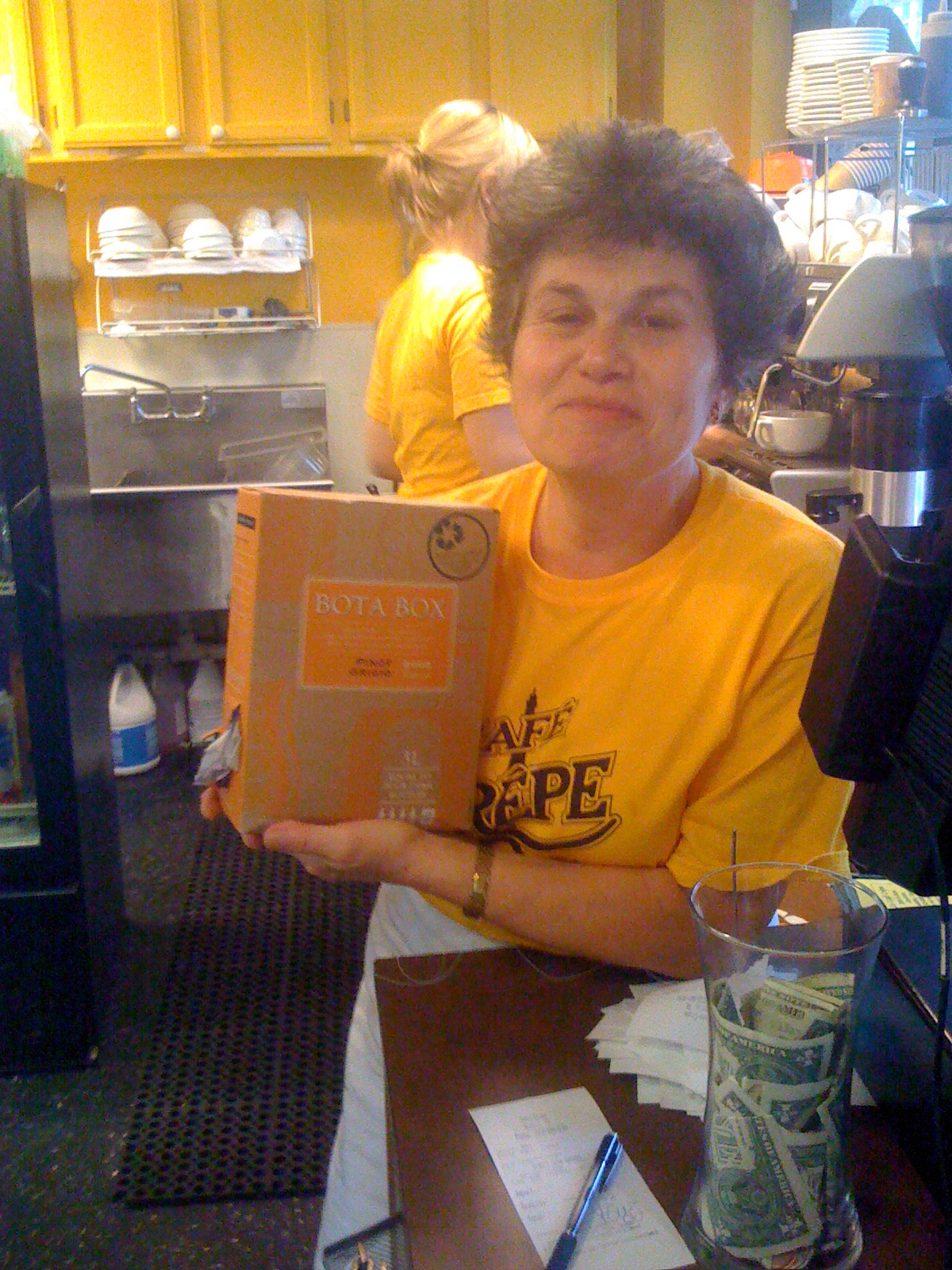 The kind lady modeling/presenting in this picture has asked me to let everyone know that she is NOT a drinker, lest this picture be leaked into the wrong hands and the meaning twisted to claim otherwise.
