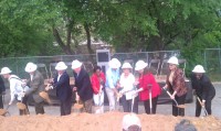 waller creek tunnel ground breaking ceremony