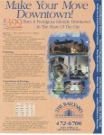 original railyard condos marketing flyer